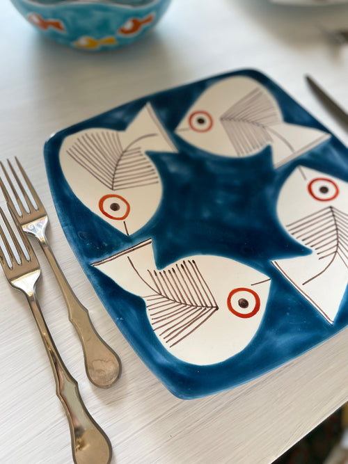Assiette carrée Ginostra
