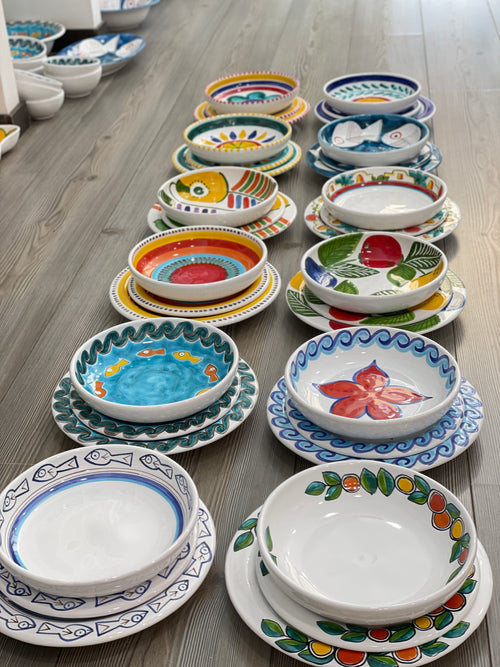 Servizio di Piatti Per 12 ( 36 pezzi) – Ceramiche Di Sicilia