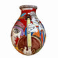 Vaso "I Musicisti" Fondo Rosso