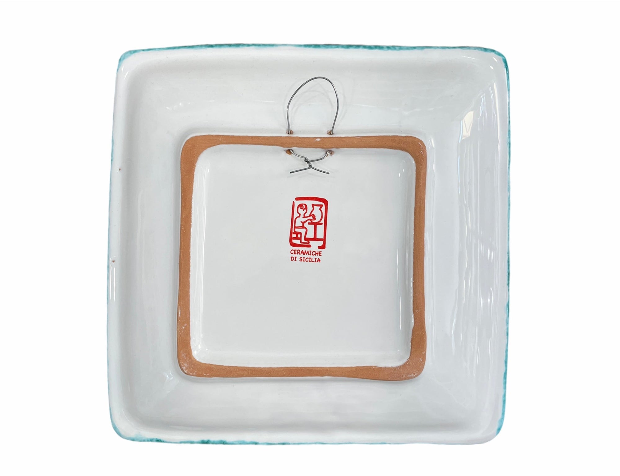 Assiette Carrée Petit Oiseau