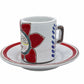 Tazzina Da Caffè Cilindrica Sole - Ceramiche Di Sicilia 