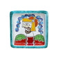 Piatto Quadrato Paladino - Ceramiche Di Sicilia 