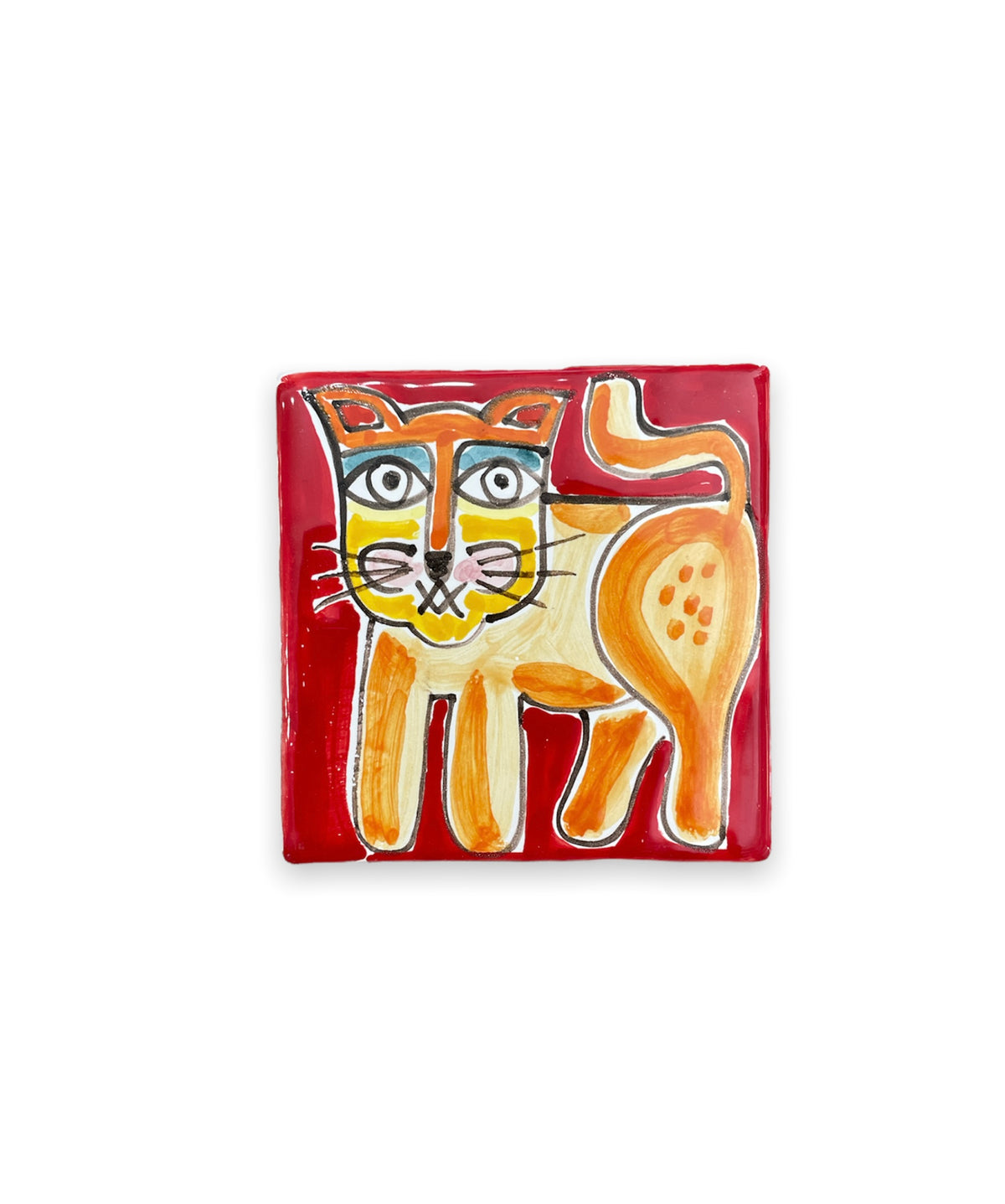 Tuile chat ( 10x10 cm )
