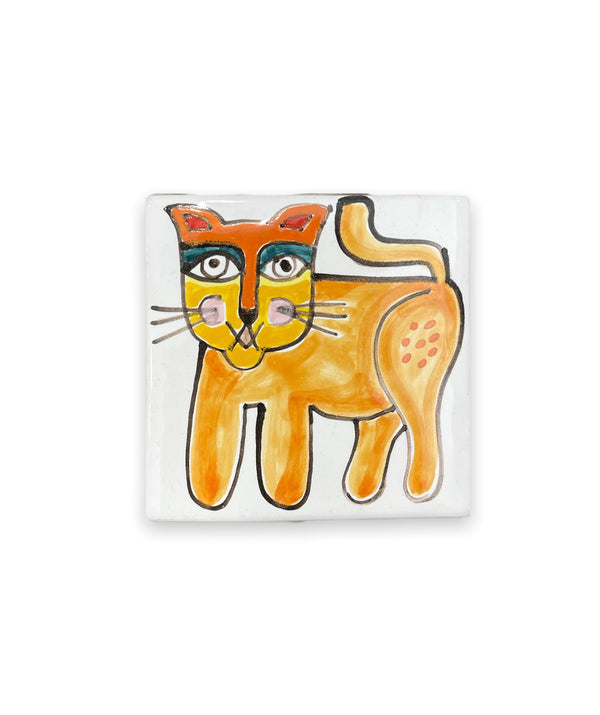 Tuile chat ( 10x10 cm )