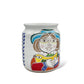 Vaso Donna con Uccellino e Gallina