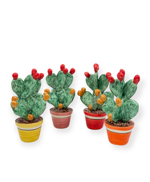 cactus sicilia Ceramic Prickly Pear Plant – Ceramiche Di Sicilia
