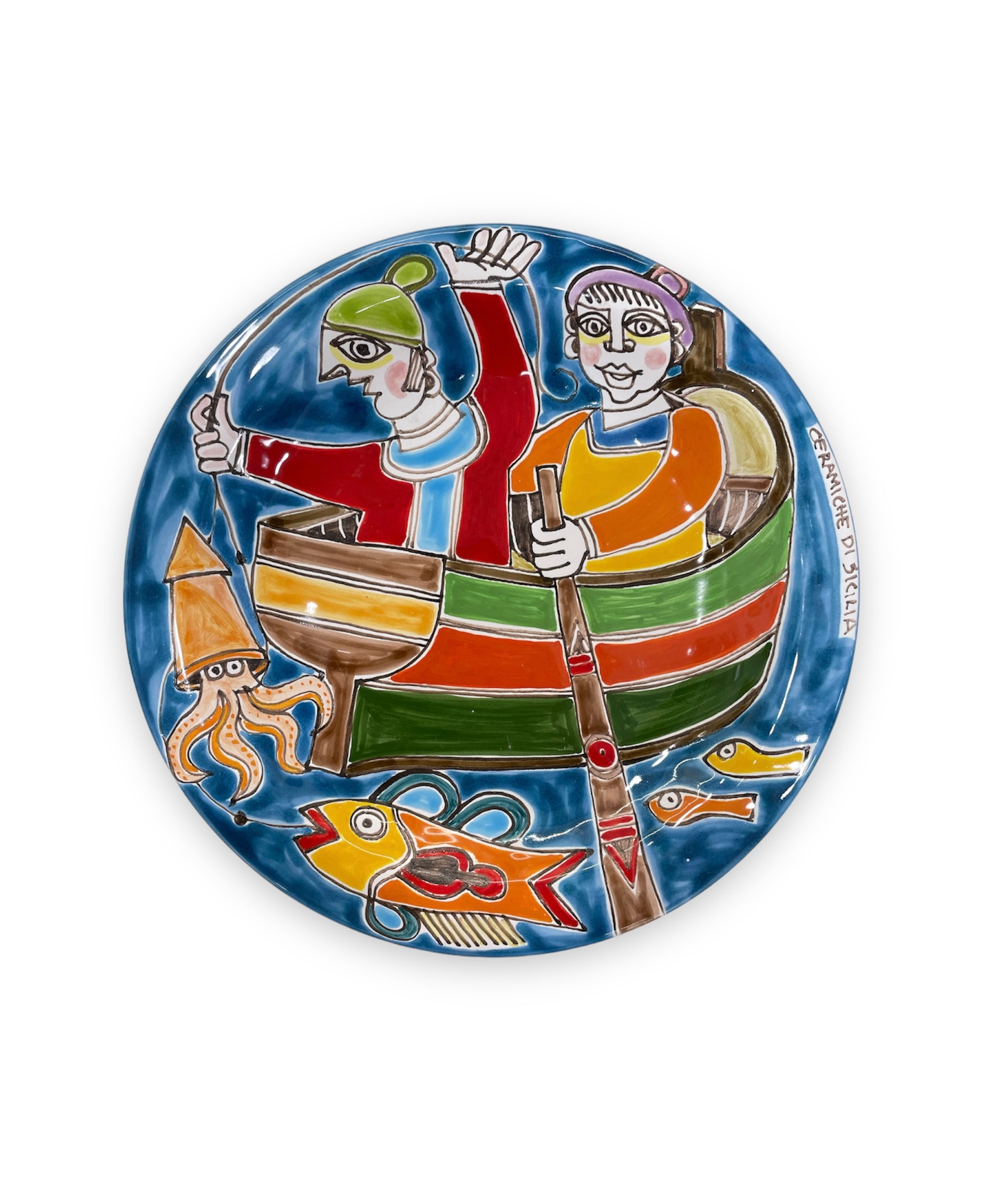 Piatto Tondo - Pescatori