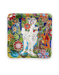 Square Plate - Adam and Eve