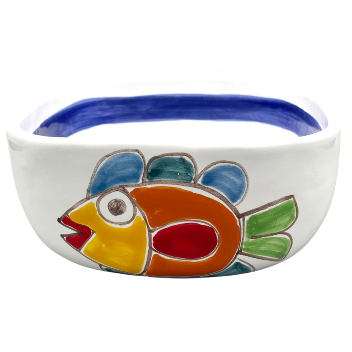 Fish and Octopus Square Bowl