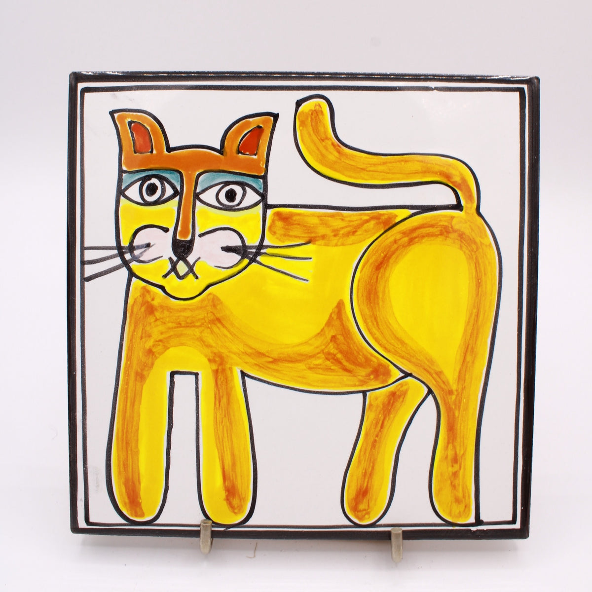 Piastrella Gatto - Ceramiche Di Sicilia 