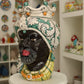 Moorish Heads Green Baroque Decoration