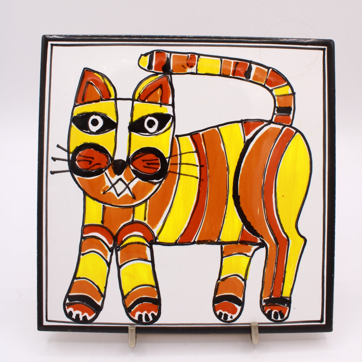 Piastrella Gatto - Ceramiche Di Sicilia 