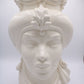 Teste Di Moro - Bianco - H 34 cm - Ceramiche Di Sicilia 