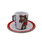 Tazzina Da Caffè Cilindrica Asinello - Ceramiche Di Sicilia 
