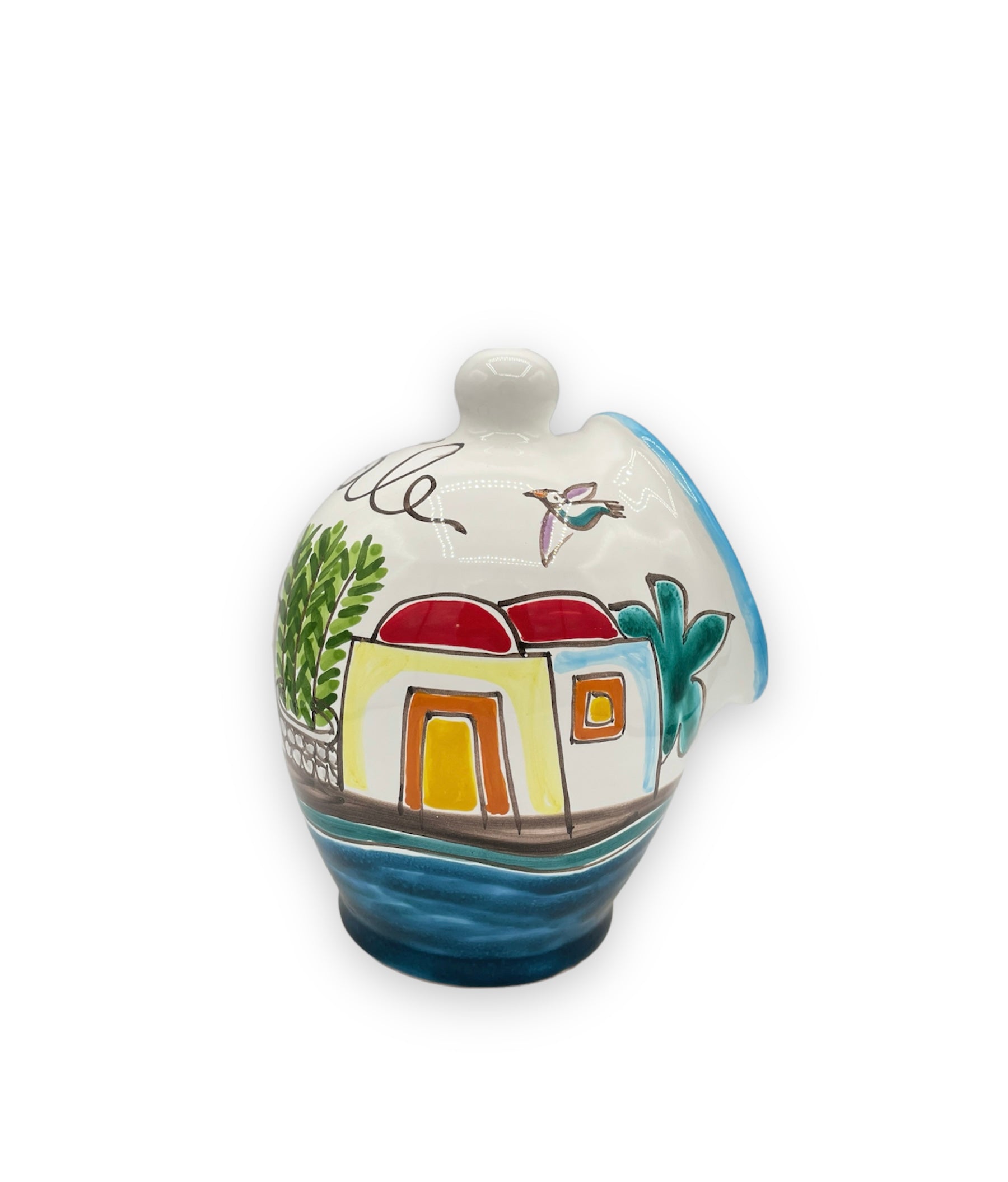 Porta Sale Con Bocca Pantelleria - Ceramiche Di Sicilia 