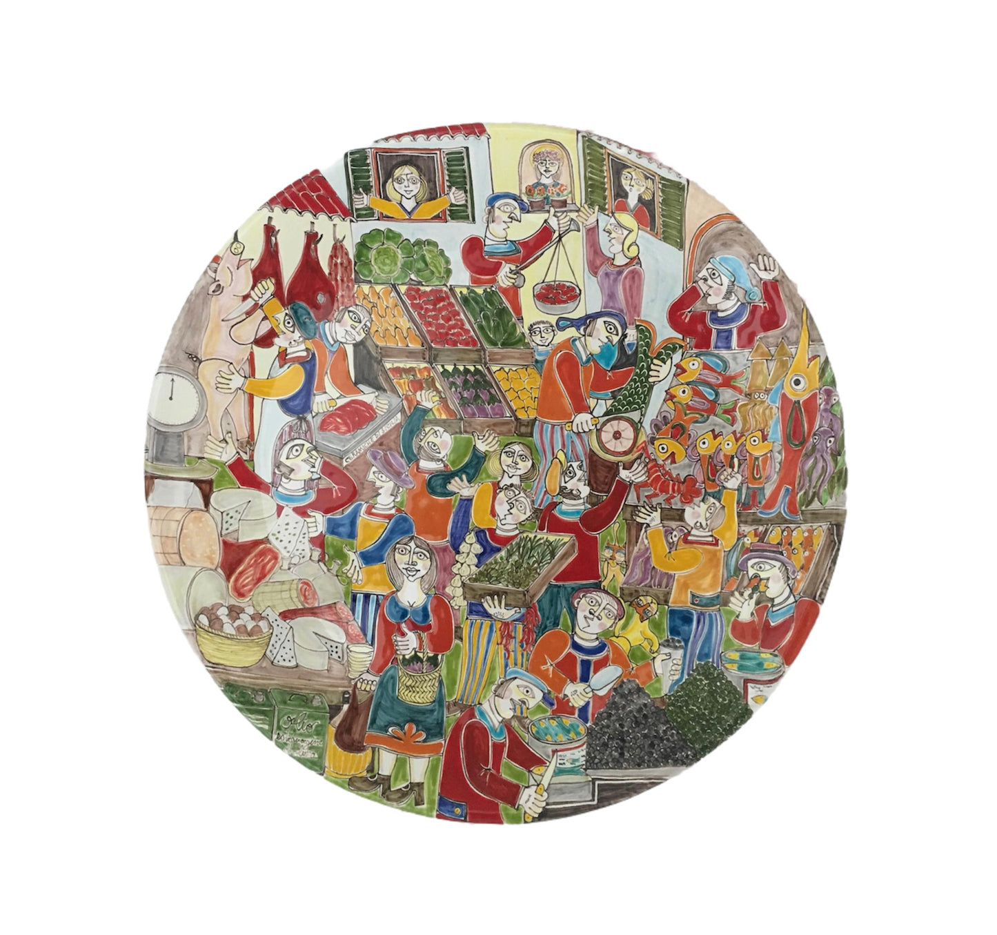 Piatto Tondo - Mercato Della Vucciria di Palermo