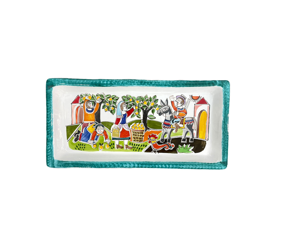 Plateau Rectangulaire Collection de Citrons