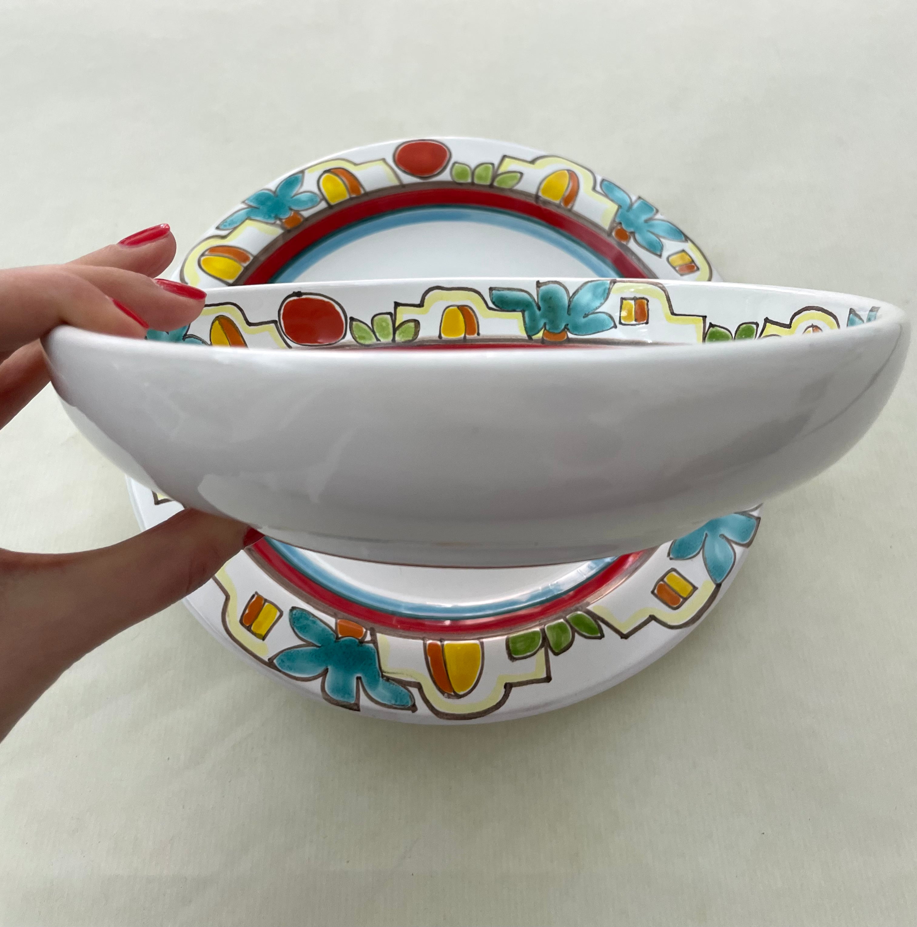 Piatto Pantelleria - Ceramiche Di Sicilia 