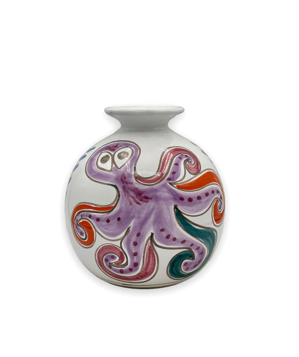 Fish and Octopus Vase