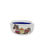 Donkey and Tulip Square Bowl