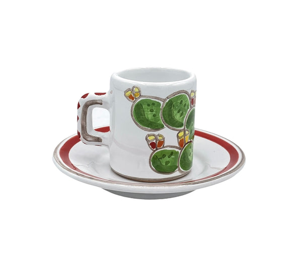 Prickly pear coffee cup