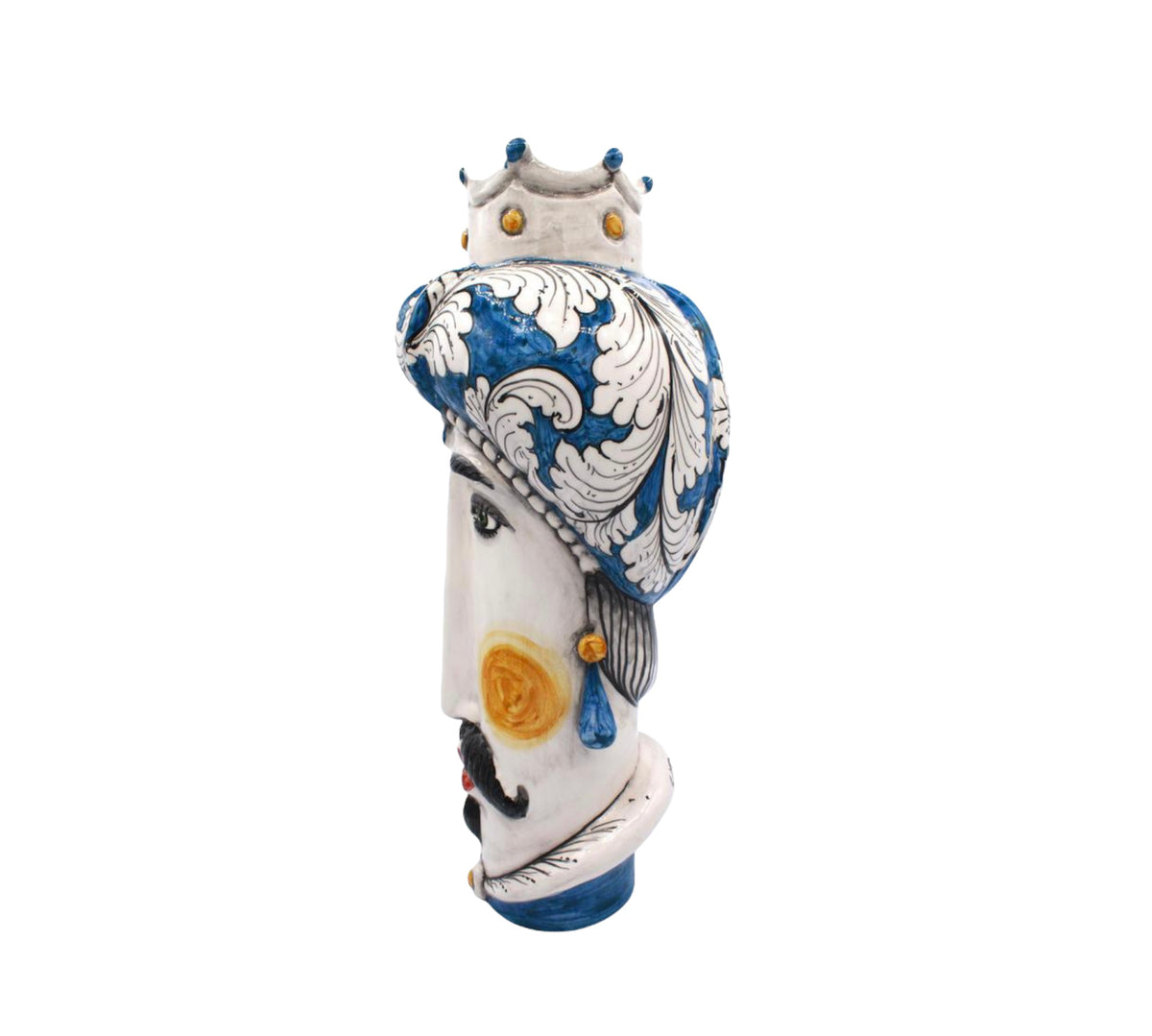 Teste Di Moro - Stilizzate - Barocco Blu