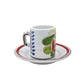 Tazzina Da Caffè Cilindrica Pesce Spada - Ceramiche Di Sicilia 