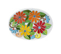 Assiette Ovale Marguerites