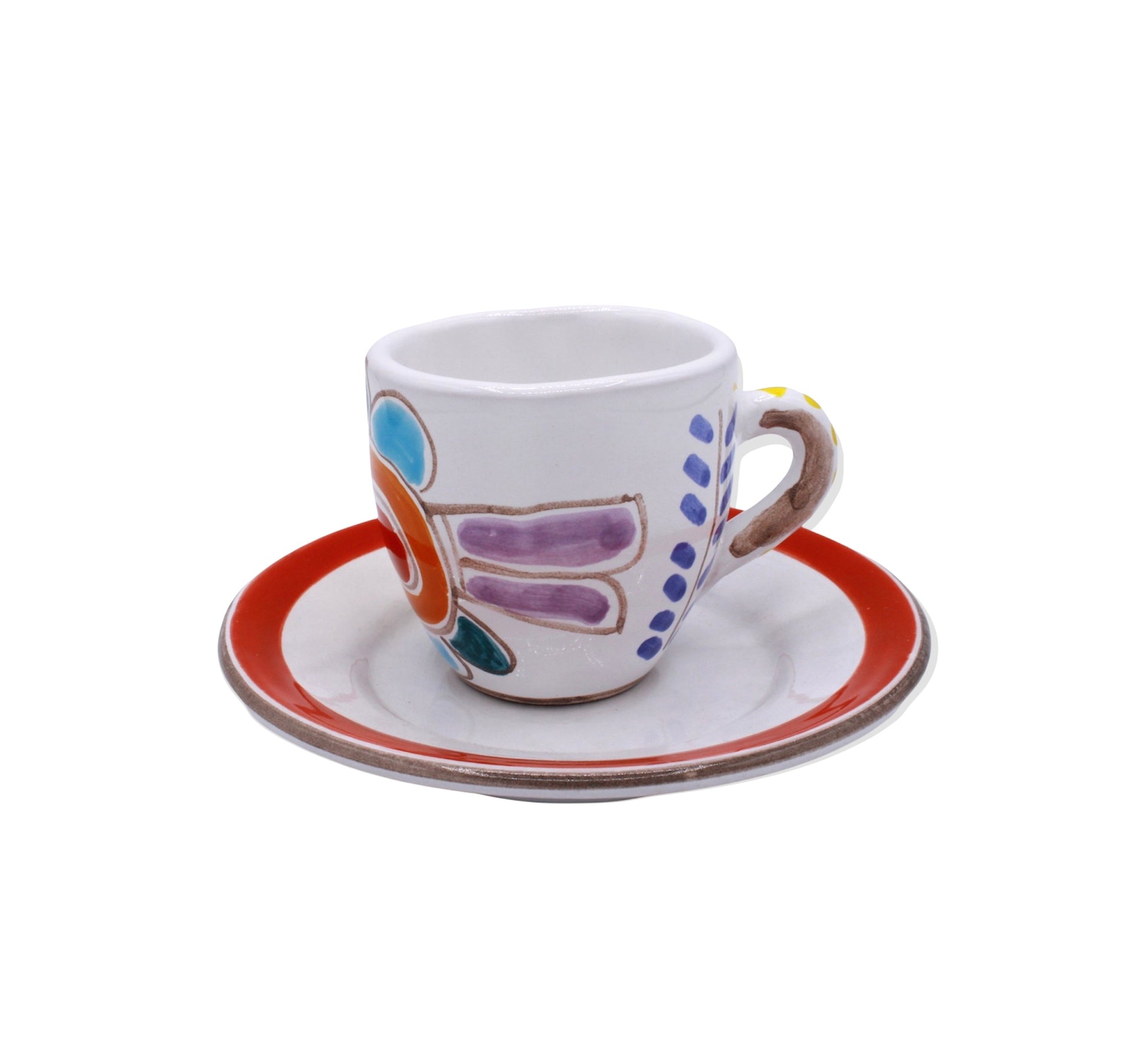 Tazzina da caffè Bombata Pesce - Ceramiche Di Sicilia 
