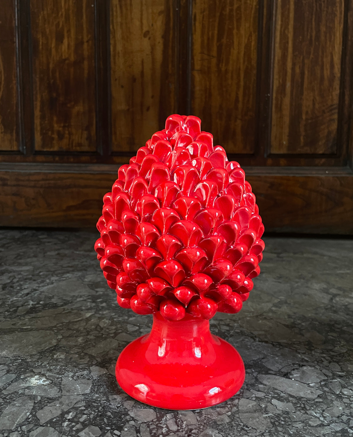 Red pine cone