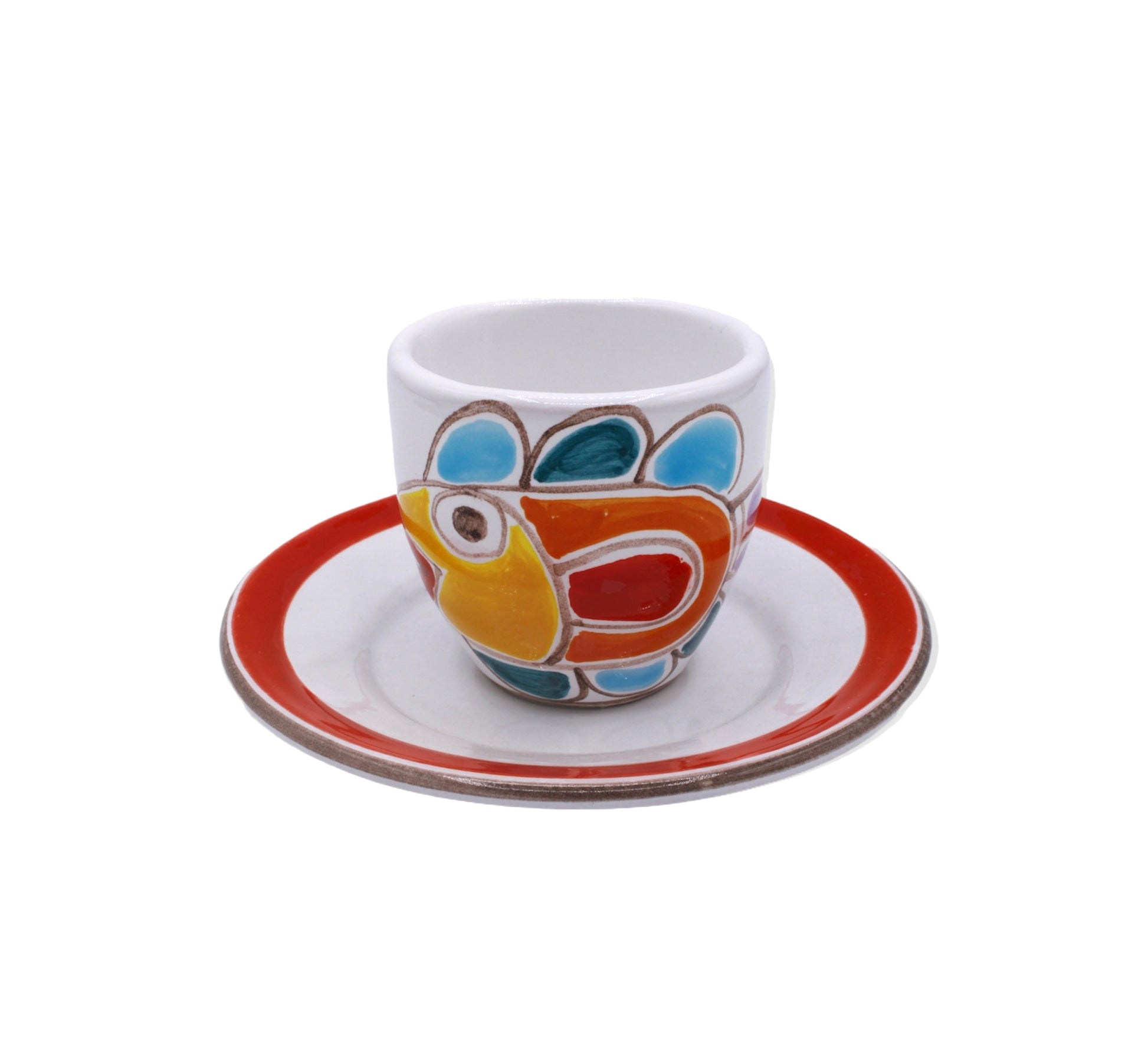 Tazzina da caffè Bombata Pesce - Ceramiche Di Sicilia 