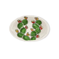 Oval Bowl Prickly Pears