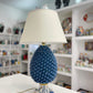 Lume Pigna Blu Base Decorara