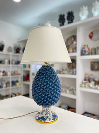Blue Pinecone Lamp Base Decorara