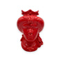 Teste Di Moro - Monocolore Rosso - H 23 cm