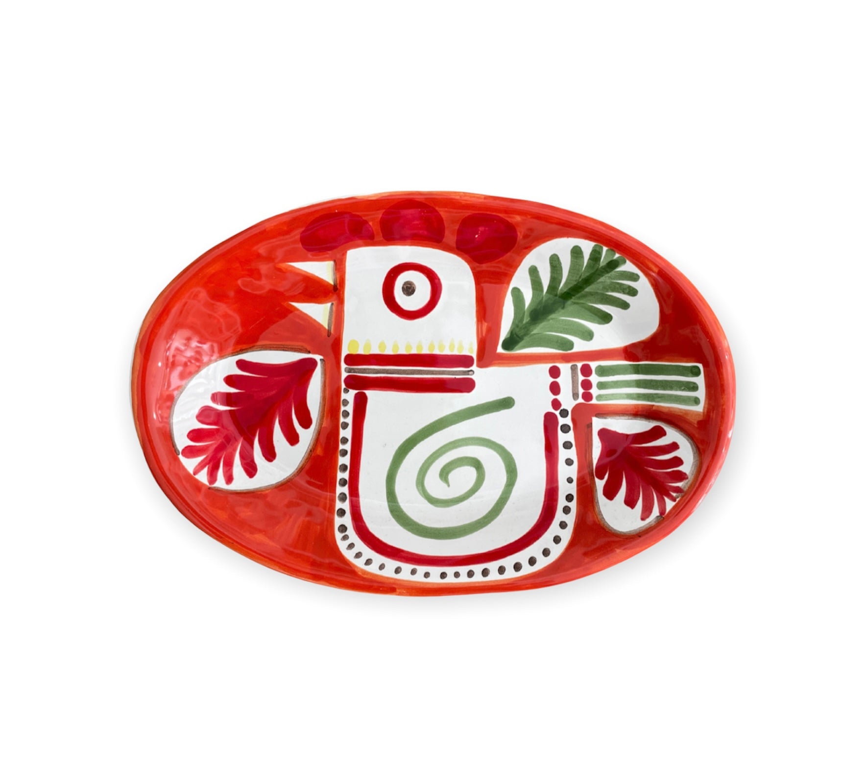 Assiette ovale Caltanissetta