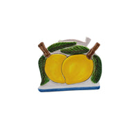 Porte-serviettes citron