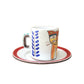 Tazzina da caffè Cilindrica Gatto - Ceramiche Di Sicilia 