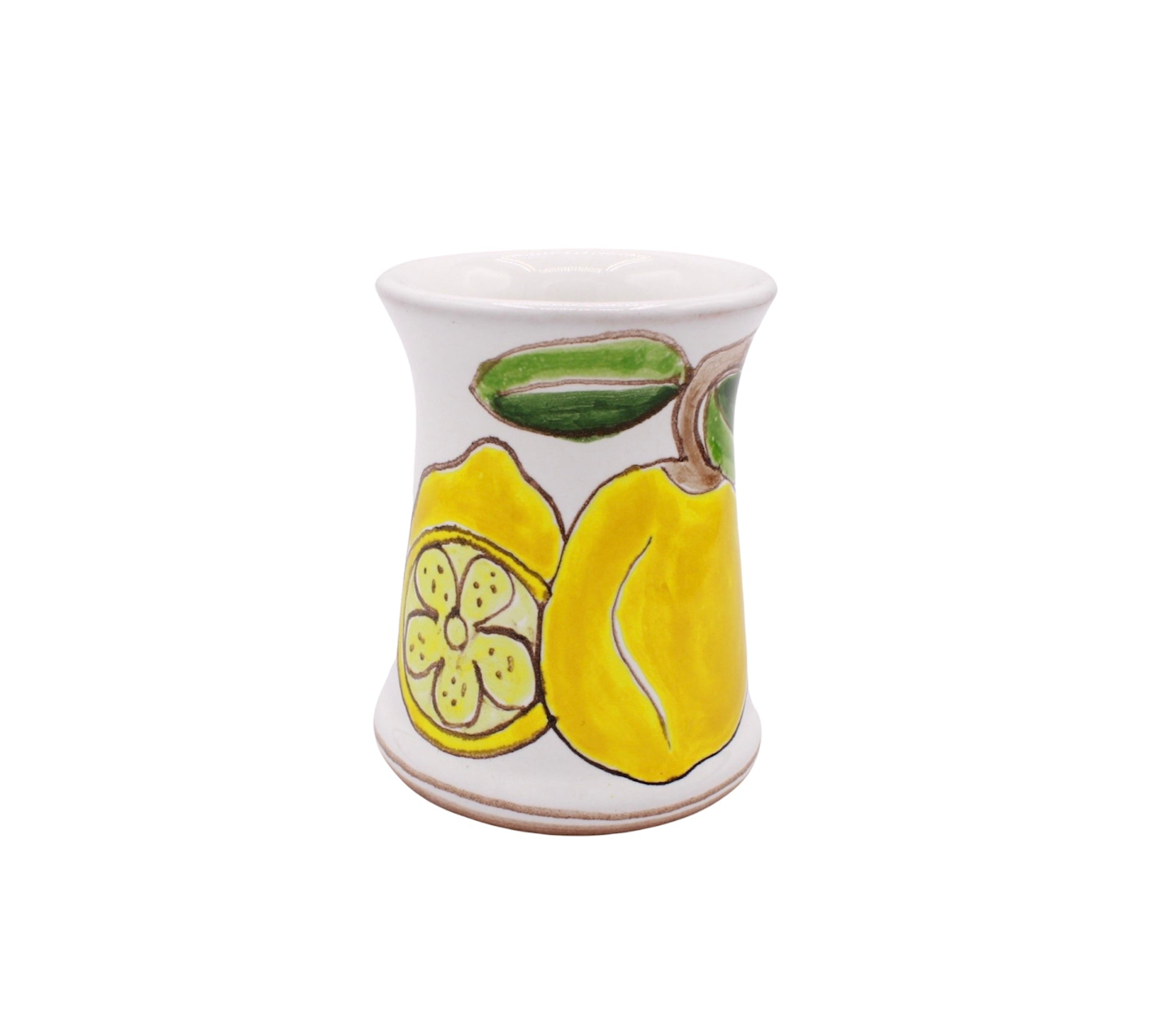 Lemon flared glass