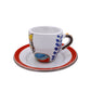 Tazzina Da Caffè Bombata Re - Ceramiche Di Sicilia 