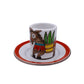 Tazzina Da Caffè Cilindrica Asinello - Ceramiche Di Sicilia 